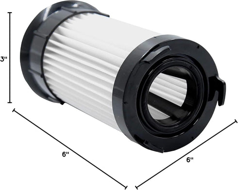 (2 pack) Vacuum Filter Replacement For Eureka Part DCF4, DCF-4,DCF-18, 4704BLM, 4702A, 4704BLU, 4704FRD, 4704LMP, 4704LTA 4704ONG, 4704PNK, 4704PU...