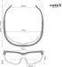 voltX GT ADJUSTABLE Bifocal Reading Safety Glasses (Clear Lens +1.5), ANSI Z87.1+ & CE EN166FT, Anti fog coated, UV400 Lens, Scratch resistant, Ti...