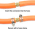 3pcs 3/8"(10mm) Hose Repair Kit Hose Connector Barb Splicer Mender Hose Brass Barb Fitting Watertight Straight Hose Barb Connector with 6pcs Stain...