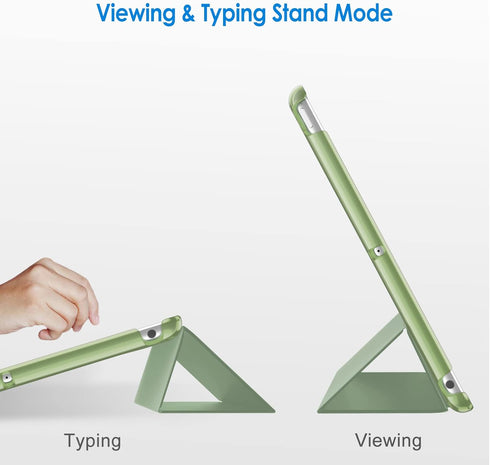 JETech Case for iPad (9.7-Inch, 2018/2017 Model, 6th/5th Generation), Smart Cover Auto Wake/Sleep (Matcha Green)...