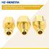 R134A R22 Brass Refrigerant Tank Adapter, R410a Vacuum Pump Adapter Fitting with 5/16" Sae Female x 1/4" Sae Male R12 R134A Tank Adapter Fits for ...