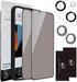 [2+2 Pack For iPhone 14 Plus Anti-Spy Tempered Glass Screen Protector Phone Accessories,2 Pack Privacy Screen Plus 2 Pack Camera Lens Protector wi...