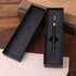 DIUDUS Leather Edge Dye Pen Edge Dye Roller Pen Wood Handle Stainless Steel Top Edge Dye Roller Oil Pen, Leather Edge Painting Roller Tools for Le...
