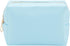3 Pack Faux Leather Makeup Bag with Zipper, Travel Cosmetic Pouches (3 Pastel Colors)...