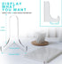60-Degree Angle Acrylic Plate Stand, 3 Inch 2PC Clear Acrylic Display Easel, Clear Tablet Holder for Displaying,3" H x 3.125" W x 2.5" D (2 Pack)...