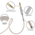 Devinal 1/4 Extension Cord, 6.35mm Quarter Inch Gold Plated Nylon Braided Durable Audio Cable Stereo Cord, 10 Feet 3Meters...