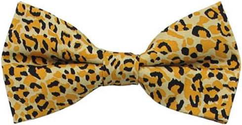 Jacob Alexander Men's Cheetah Animal Print Freestyle Self-Tie Bow Tie...