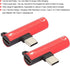 2Pcs USB TypeC to 3.5mm Female Headphone and Charger Adapter, 2 in 1 USB C to Audio Jack Fast Charging Cable for TypeC Mobile Phone (Red)......