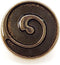 Decorative Enamel Copper Swirl Sewing Shank Buttons 20 Pcs - 10mm, 13/32"...