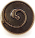 Decorative Enamel Copper Swirl Sewing Shank Buttons 20 Pcs - 10mm, 13/32"...