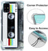 Compatible with Samsung Galaxy A51 Cool Tape Case,Slim Dual Retro Cassette Music Shockproof Bumper Protective Soft Phone Cases Cover for Samsung G...