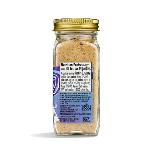 Whole Foods Market, Organic Seasoning, Umami, 3.30 Ounce...