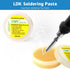 LDK Soldering Iron Kit, Electric Soldering Gun Welding Tools with ON/OFF Swicth, 30g Solder, Solder Flux Paste, Heavy Duty Holder, Cleaning Sponge...