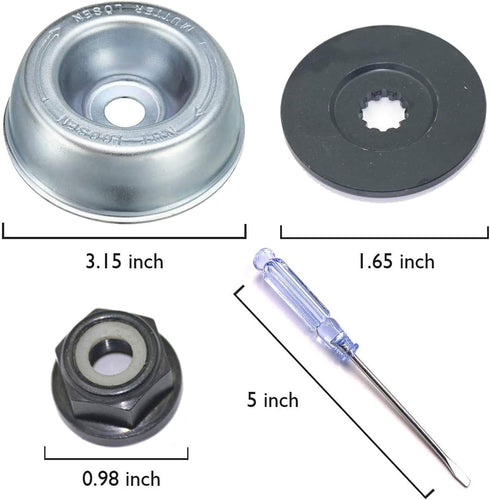 OXT Blade Adapter Kit, Blade Adapter Kit for Stihl FS55 FS56 FS85 FS90 FS100 FS110RX FS120 FS130 FS200 FS250 FR220 FR260 FR350 FR450 (Thrust Washe...
