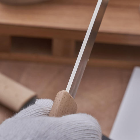 Wood Carving Tools with Sheath Woodworking Tool 5.1" Draw knife Wood Chisels Wood Draw Knife Woodworking Drawing Tools Fleshing Knife...