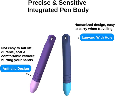 Stylus Pen for Kids, Universal Stylus Pens Compatible with Amazon Fire Tablet for Kids, Kindle, iPad/iPhone All Capacitive Touch Screens (2 Blue)....