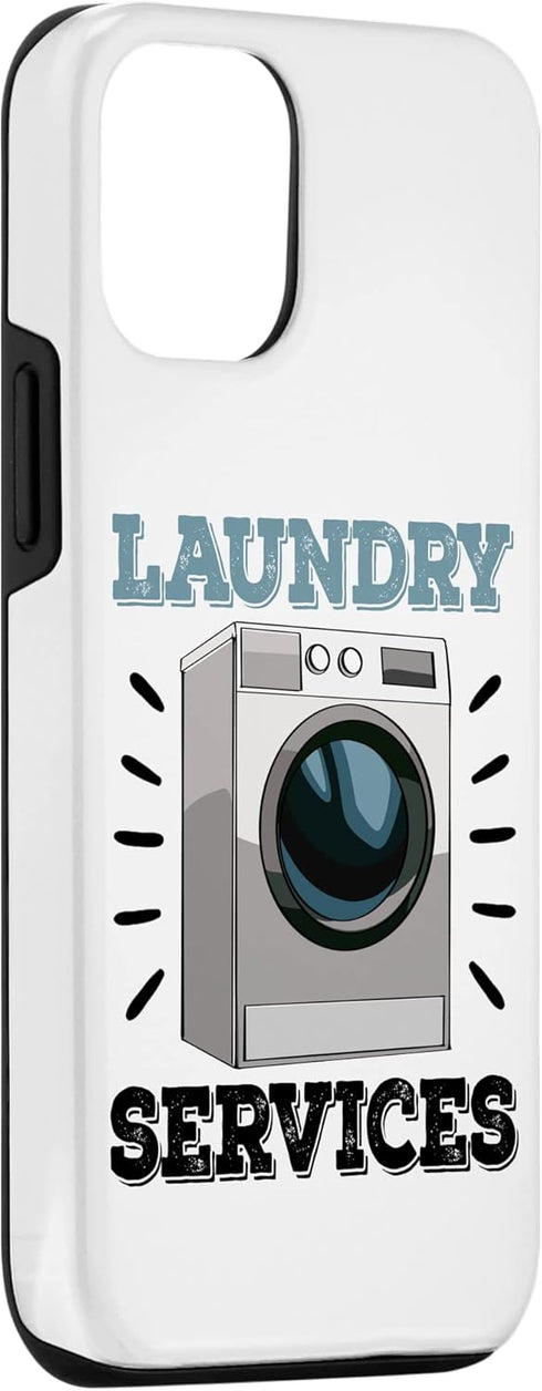 iPhone 12/12 Pro Laundry Services Mechanic Funny Women Washing Machine Case...