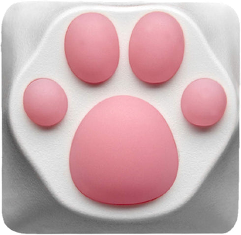 SYA ZOMOPLUS Cute Cat Paw Keycap,Squishy Cat Toes Custom Keycap-1pc Keycap for Mechanical Keyboard,Suitable for Cherry MXGateron Switches-ESC Key ...