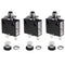 30 Amps Thermal Circuit Breaker, Thermal Overload Protector Push Button Manual Reset Circuit Breaker 32V DC 125/250V AC 30A 3Pcs...