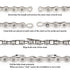 10 Pairs Bike 9 Speed Chain Link Connector Steel Quick Link Universal Bicycle Chain Connector Lightweight Magic Buckle Missing Master Links Bicycl...