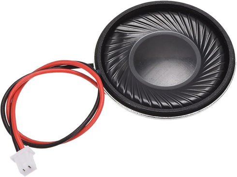 DMiotech 1W 8 Ohm 28mm Diameter DIY Magnetic Speaker Round Type Internal Replacement Loudspeaker with PH2.0/1.25mm-2P Terminal Line for Electronic...
