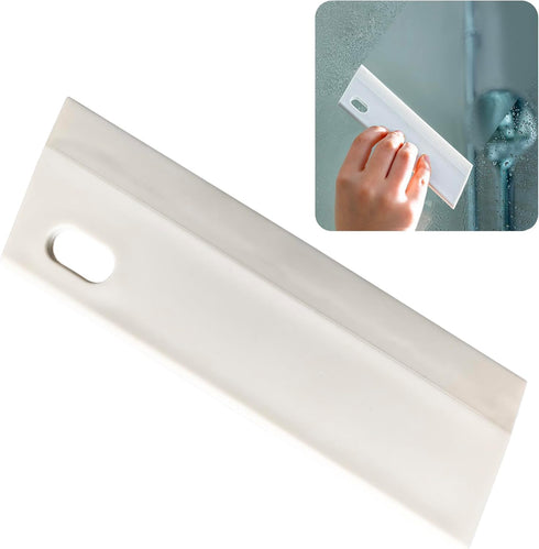 All-Purpose Mini Rubber Blade Window Squeegee Window Scrubber Scraper Glass Cleaning Squeegee Tool for Glass,Shower Door,Mirrors,Bathroom,Kitchen ...