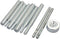 DGOL 10 pcs Metal Snap Button Fastener Setter Metal Snaps Press Studs Install Punch Base Tool Kit...