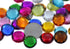 18mm Flat Back Round Acrylic Rhinestones Jewels Plastic Gems Embelishments for Cosplay/Costumes Jewelry Making - 30 Pieces (Pink Lt A03)...