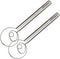 Jillmo Danish Dough Whisk, 12 inch Stainless Steel Bread Whisk, 2 Pack...