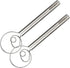 Jillmo Danish Dough Whisk, 12 inch Stainless Steel Bread Whisk, 2 Pack...