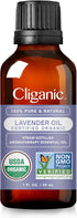 Cliganic Organic Lavender Essential Oil, 1oz - 100% Pure Natural Undiluted, for Aromatherapy Diffuser | Non-GMO Verified...