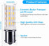 Ba15s 1156 1141 S8 12V-24V Led Bulbs, 5Watt Low Voltage Bayonet Single Contact, 500Lm Warm White 3000K, for RV, Outdoor Landscape Lighting and Cam...
