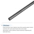 MECCANIXITY 1 Pcs Carbon Fiber Rod, 12mm x 420mm Matte Pole Rod for RC Plane DIY Tool Wing Tube Quadcopter Arm...