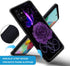 ZHEGAILIAN Case Compatible with Samsung Galaxy A03S 4G Case,Starry Purple Rose Butterfly Galaxy A03S 4G Cases for Girls,[Non-Slip Shock Absorption...