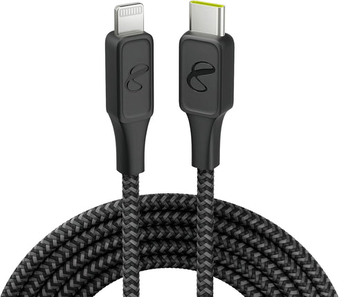 InstantConnect USB-C to Lightning - 20W PD Fast Charging Cable for iPhone and iPad - Black...