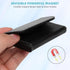YURU Minimalist Business Card Holder, RFID Blocking Wallet, Sheepskin Wallet with Magnetic Closure, Slim Credit Card Wallet, For Home, Office and ...