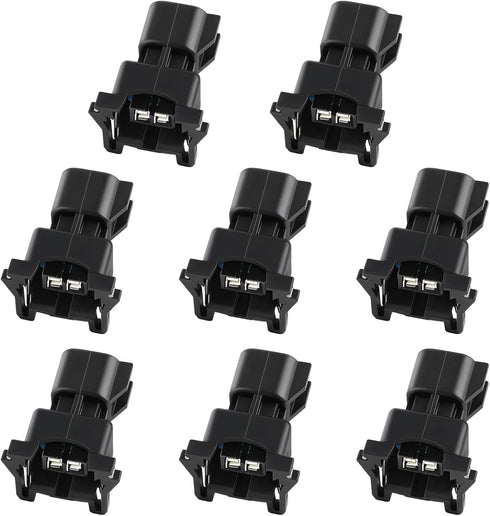 MOTOALL Fuel Injector Connector Adapters EV1 to EV6 Wire Wiring Harness USCAR LS2 LS3 LS7 LSX LS1 LS6 LT1 TPI LS Swap - 8pcs...