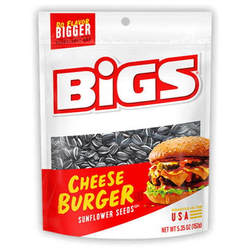 BIGS Sunflower Seeds, Cheeseburger Flavor, 5.35 oz....