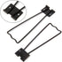 HAPY SHOP 10 Pieces Black Easel Back Iron Photo Frame Easel Back Stand Picture Frame Easel Back with 30 Pieces Screws and 2 Pieces Screwdriver for...