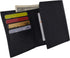 Marshal Genuine Leather Kids Slim Compact ID and Coin Pocket Trifold Boys Wallet Black...