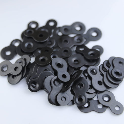 48 Pcs Figure 8 Fastener Steel Table Top Fastener Heavy Duty Hardware Desk Top Fastener for Wood,12 Gauge Steel,Table Top Connector Bracket Desk T...