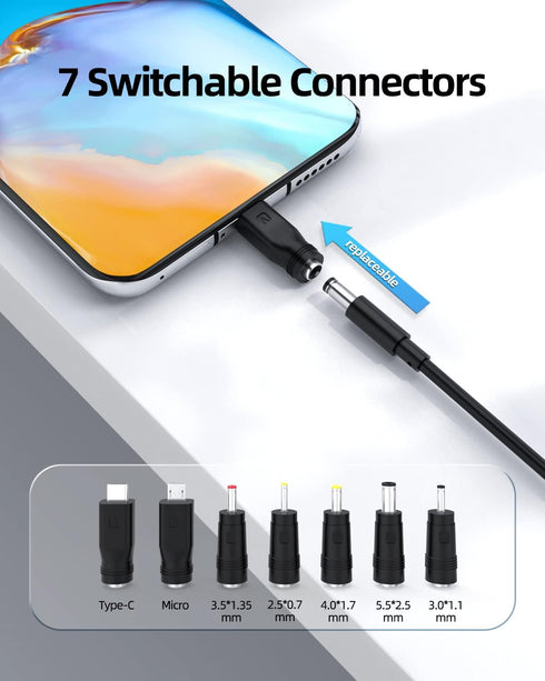 DC 5V 2A Power Cord Supply 10W AC/DC Charger Fit for Bluetooth Speaker, Baby Monitor, Graco Swing, Tablet, Camera and More DC 5v Devices Adapter M...