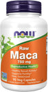 NOW Supplements, Maca (Lepidium meyenii) 750 mg Raw, Reproductive Health*, 90 Veg Capsules...