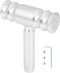 X AUTOHAUX Universal Car T-Handle Shift Lever Knob Shifter Replacement Silver Tone...