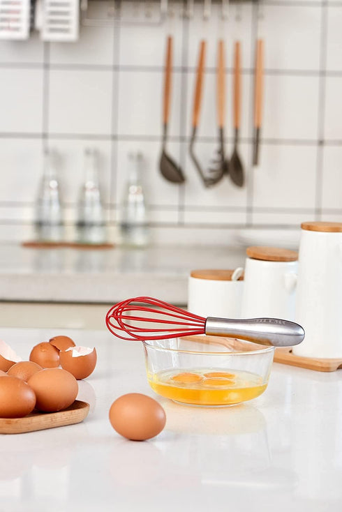 Jillmo Whisk, 8.5inch Silicone Whisk...