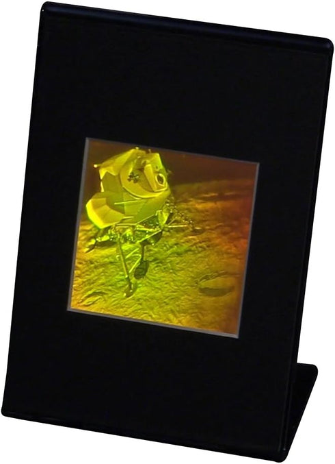 3D Lunar Lander Hologram DeskStand, Collectible Polaroid Photopolymer Film...