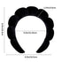 Black Spa Headband for Washing Face, Velvet Headband for Skincare, Face Washing, Makeup and Makeup Removal...