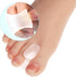12Pcs Gel Toe Separators Soft Toe Spacers, Pain Relief Foot Toe Separator Corrector Toe Spacers for Men Women Overlapping Toes White (8L+4S) (Whit...