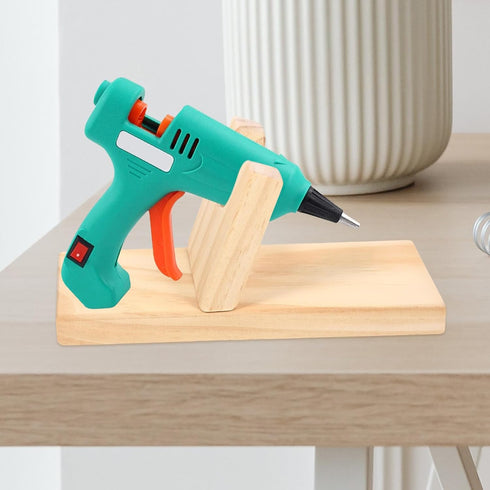 Stand for Hot Glue Wooden Hot Glue Stand Mini Glue Stand Wooden Holder Shelf Hot Glue Accessories - Random Color...