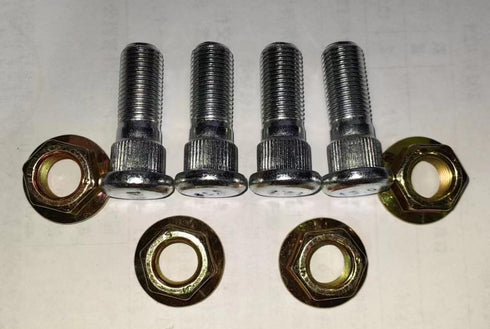WANTONE RACING Wheel Hub Bolt Studs # 92153-1915 & Nuts 92210-0603 Replacement for 2008-2023 Kawasaki Teryx 750 800 KRX1000 & 16-23 Mule PRO-DX DX...